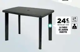 Centrakor LA TABLE DE JARDIN offre
