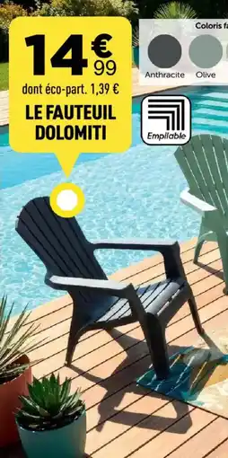 Centrakor LE FAUTEUIL DOLOMITI offre