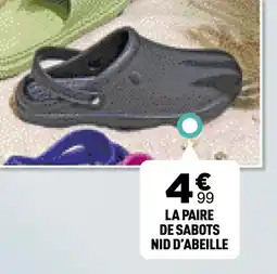 Centrakor LA PAIRE DE SABOTS NID D'ABEILLE offre