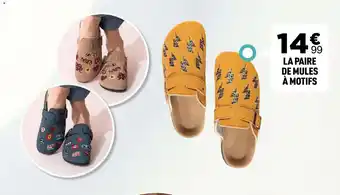 LA PAIRE DE MULES À MOTIFS