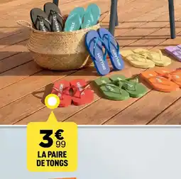 Centrakor LA PAIRE DE TONGS offre