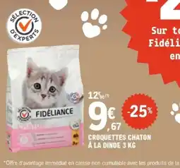 E.Leclerc Jardi CROQUETTES CHATON À LA DINDE offre