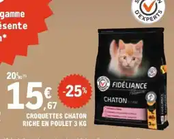 E.Leclerc Jardi Croquettes chaton riche en poulet offre