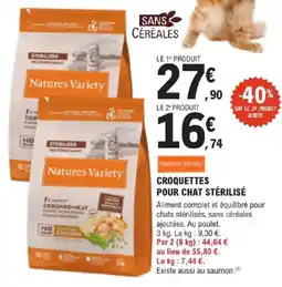 E.Leclerc Jardi CROQUETTES POUR CHAT STÉRILISÉ offre
