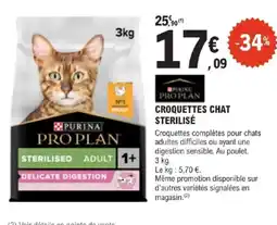 E.Leclerc Jardi CROQUETTES CHAT STERILISÉ offre
