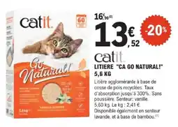E.Leclerc Jardi Litiere ca go natural offre