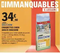E.Leclerc Jardi Croquettes chien adulte dogchow offre