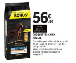 E.Leclerc Jardi Purina proplan croquettes chien adulte offre
