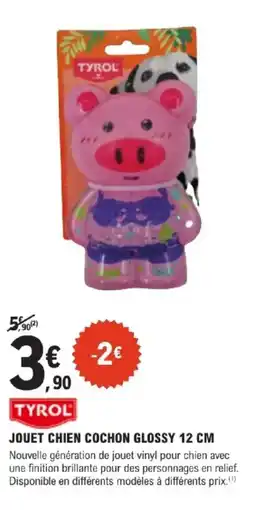 E.Leclerc Jardi JOUET CHIEN COCHON GLOSSY offre