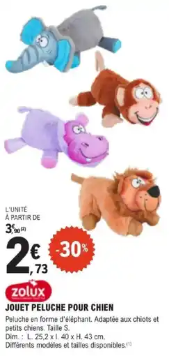 E.Leclerc Jardi Jouet peluche pour chien offre