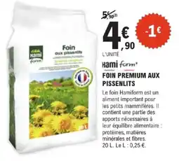E.Leclerc Jardi FOIN PREMIUM AUX PISSENLITS offre