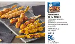 Picard Assortiment de 12 Yakitori offre