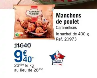 Manchons de poulet