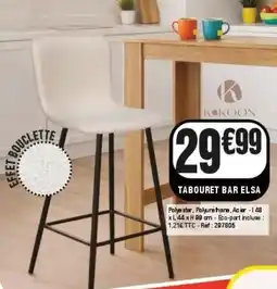 La Foir'Fouille Tabouret bar elsa offre