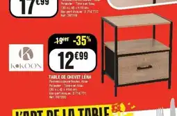 La Foir'Fouille Table de chevet léna offre