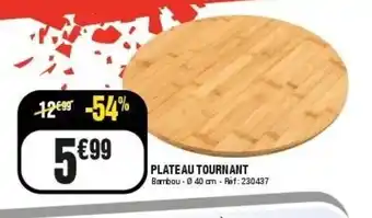 Plateau tournant