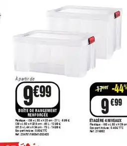 La Foir'Fouille Boîte de rangement renforcée offre