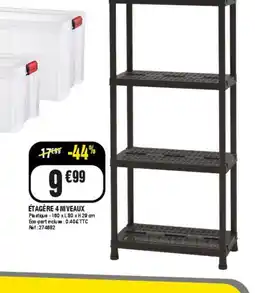 La Foir'Fouille Étagère 4 niveaux offre