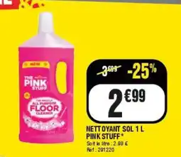 La Foir'Fouille PINK STUFF Nettoyant sol offre