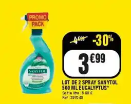 La Foir'Fouille Lot de 2 spray sanytol eucalyptus offre