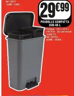 La Foir'Fouille Poubelle compatta duo offre