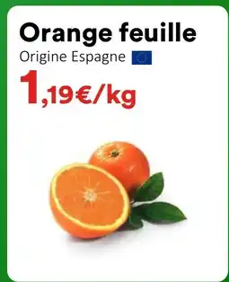 Hmarket Orange feuille offre
