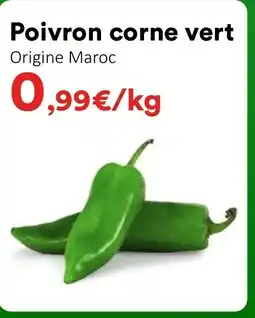 Hmarket Poivron corne vert offre