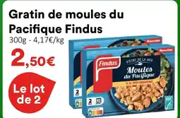 Hmarket FINDUS Gratin de moules du Pacifique offre