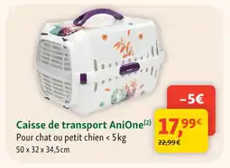 Maxi Zoo Caisse de transport AniOne offre