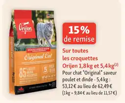 Maxi Zoo ORIJEN Sur toutes les croquettes offre