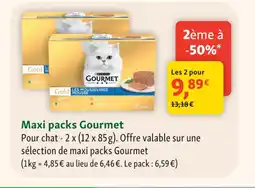 Maxi Zoo Maxi packs Gourmet offre