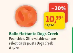 Maxi Zoo Balle flottante Dogs Creek offre