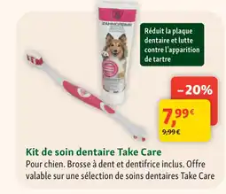 Maxi Zoo Kit de soin dentaire Take Care offre