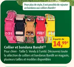 Maxi Zoo Collier et bandana Bandit offre
