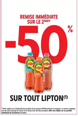 Intermarché Contact LIPTON offre