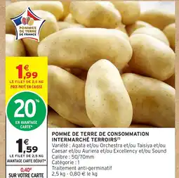 Intermarché Contact Pomme de terre de consommation intermarché terroirs offre