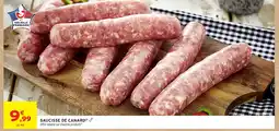 Intermarché Contact Saucisse de canard offre