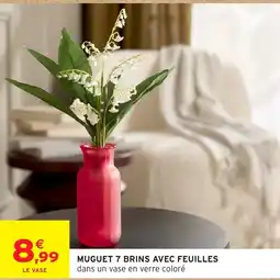 Intermarché Contact Muguet 7 brins avec feuilles offre