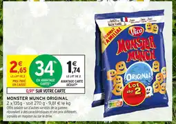Intermarché Contact Monster munch original offre