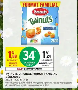 Intermarché Contact BÉNÉNUTS Twinuts original format familial offre