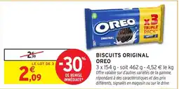 Intermarché Contact OREO Biscuits original offre