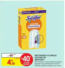 Intermarché Contact SWIFFER Recharges plumeau duster x9 offre