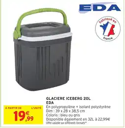 Intermarché Contact EDA Glaciere iceberg offre