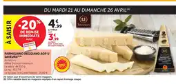 Maximarché Parmigiano reggiano aop u saveurs offre