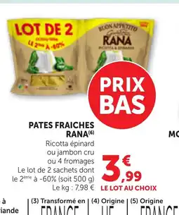 Maximarché RANA Pates fraiches offre