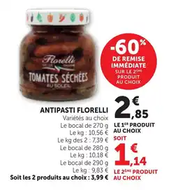 Maximarché FLORELLI Antipasti offre