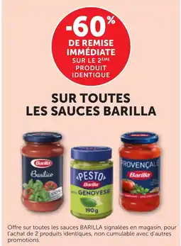 Maximarché BARILLA Sur toutes les sauces offre