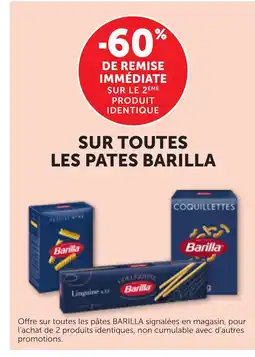 Maximarché BARILLA Sur toutes les pates offre