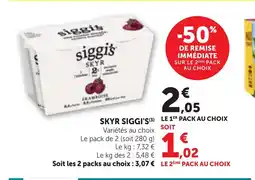 Maximarché SIGGI'S Skyr offre