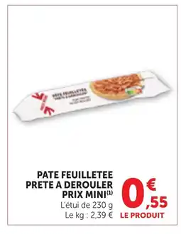 Maximarché Pate feuilletee prete a derouler prix mini offre